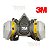 Respirador 3m 6200 Completo com Cartuchos 6003, Filtros 5N11 e Retentores CA 4115 - Imagem 3