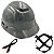 Capacete 3M Com Ajuste Fácil H-700 CA 29638 Branco E Cinza - Imagem 2