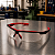 Óculos de Proteção Steelflex Neon Vermelho Espelhado Esportivo STF CA 40906 - Imagem 5