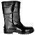 Bota De PVC Sem Forro Cano Médio Preta Bracol CA 37456 - Imagem 2