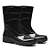 Bota De PVC Sem Forro Cano Médio Preta Bracol CA 37456 - Imagem 1