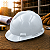 Capacete MSA V-GARD Completo Com Suspensão Push Key e Jugular Classe B CA 498 - Imagem 1