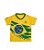 Camiseta Brasil Unissex de Time Oficial Santos Tam 6 - Imagem 1