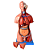 Torso de 45cm, Bissexual / Assexuado, com Coluna Exposta, em 25 Partes - Imagem 1