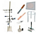 Conjunto Básico de Ferragens para Laboratório - Imagem 1
