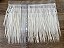 Franja Fashion em camadas por metro off white 23 cm - 4,70 metros - Imagem 2