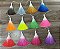 Tassel Pingente Franja Degradê 10cm - 10 unidades - Imagem 1