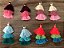 Tassel Pingente Franja Triplo com argola - 10 Unidades - Imagem 1