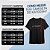 Camiseta feminina -TRIPULAÇÃO- Branca e Preta - Imagem 3