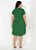 Vestido Soltinho Verde Com Forro Plus Size - Imagem 4