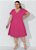 Vestido Pink Plus Size - Imagem 4