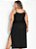 Vestido Preto Em Malha Midi Plus Size - Imagem 2