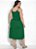 Vestido Verde Em Malha Plus Size - Imagem 4