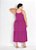 Vestido Pink Com Transpasse Plus Size - Imagem 2