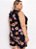 Jardineira Floral Preto Em Malha Plus Size - Imagem 2