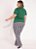 Calça Pied De Coq Com Bolsos Plus Size - Imagem 5