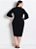 Vestido Moda Evangélica Preto Com Babados Plus - Imagem 5