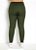 Calça Jogger Verde Militar Com Faixa Na Frente Plus - Imagem 2