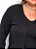 Cardigan Mescla Escuro Em Moletinho Plus Size - Imagem 5