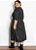 Vestido Poá Floral Preto Plus Size - Imagem 5