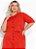 Conjunto Laranja Em Malha Plus Size - Imagem 1