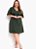 Vestido Verde Militar Em Evasê Plus Size - Imagem 5