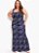 Vestido Ondas Em Jersey Acetinado Plus Size - Imagem 5