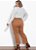 Calça Caramelo Com Botões Plus Size - Imagem 4
