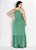 Vestido Longo Verde Menta Com Babado Plus Size - Imagem 2