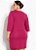 Vestido Fúcsia Com Decote Quadrado Plus Size - Imagem 2