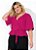 Blusa Pink Com Faixa Gratis Plus Size - Imagem 1