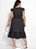 Vestido Poá Preto Em Malha - Imagem 2