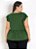 Blusa Verde Com Peplum Plus Size - Imagem 4