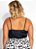 Blusa Preta Em Cirrê Com Drapeado - Imagem 2