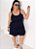 Vestido Azul Marinho Em Malha - Imagem 5
