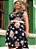 Vestido Poá Hibisco Em Malha - Imagem 1
