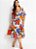 Vestido Floral Nude Em Malha - Imagem 1