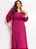 Vestido Púrpura Em Malha De Viscose - Imagem 5