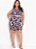 Vestido Floral Borrado Em Malha De Viscose - Imagem 3