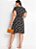Vestido Floral Miúdo Em Malha Fria - Imagem 2