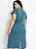 Vestido Azul Em Malha De Algodão - Imagem 2