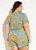 Conjunto Floral Blusa E Short Plus Size - Imagem 2