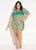 Conjunto Floral Blusa E Short Plus Size - Imagem 3