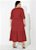 Vestido Vermelho Com Franzido Plus Size - Imagem 2