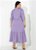 Vestido Lilás Com Franzido Plus Size - Imagem 2