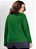 Casaquinho Verde Aberto Na Frente Plus Size - Imagem 2
