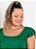 Vestido Midi Verde Com Franzidos Plus Size - Imagem 3