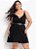 Vestido Preto Em Crepe Plano Plus Size - Imagem 3