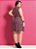 Vestido Decote V Floral Escuro Plus Size - Imagem 5