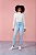 Calça Jeans Mom Fit Cigarrete com Bordado no Bolso Frontal - Imagem 1